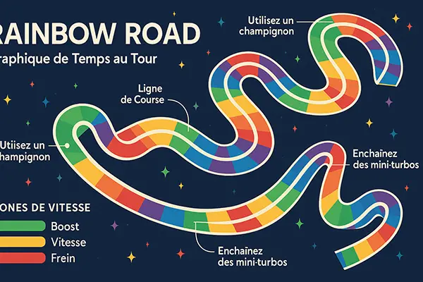 Rainbow Road lap chart