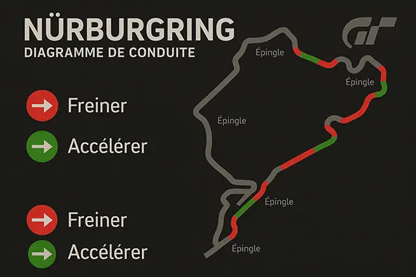 Nürburgring lap diagram