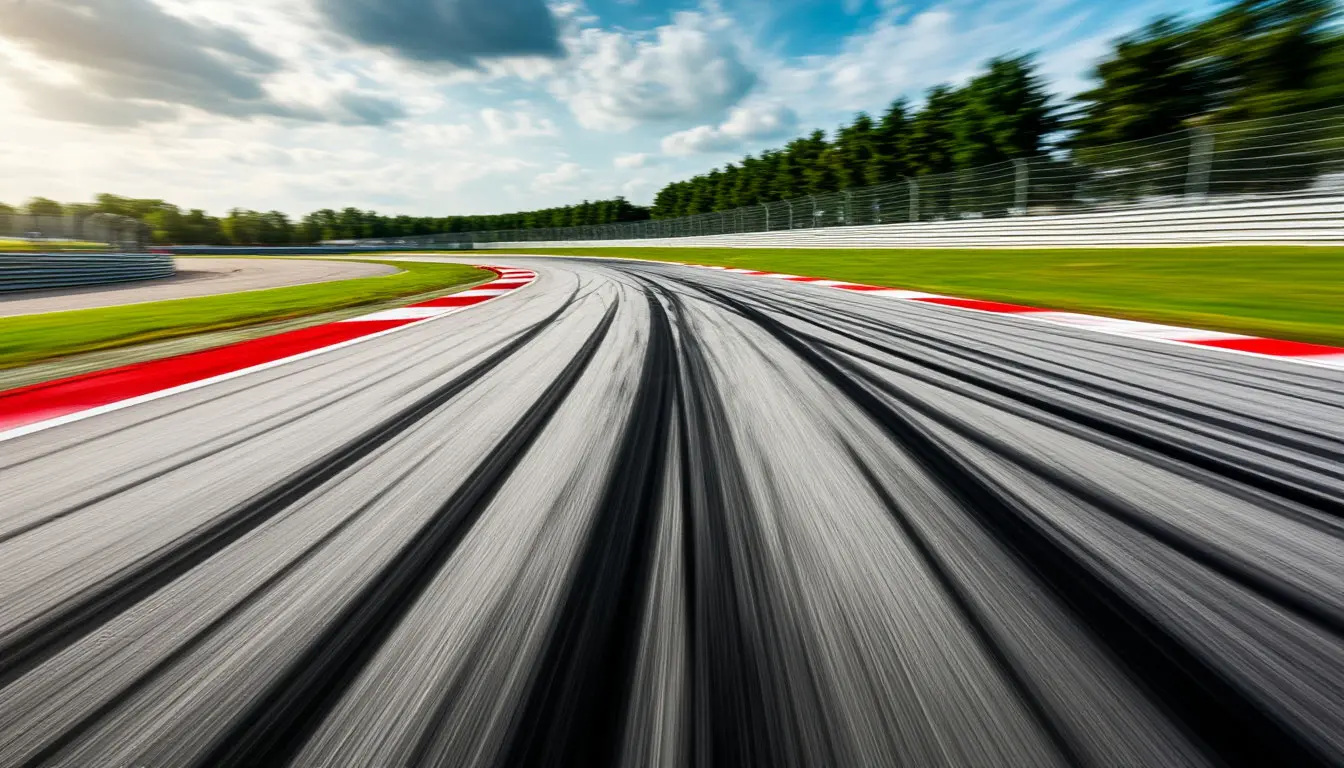 Racing track background