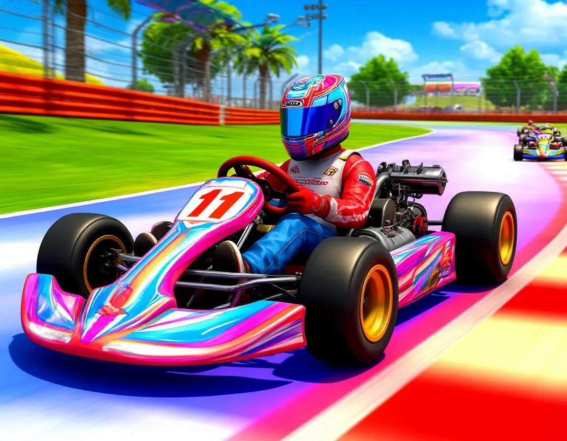 Kart racing tip